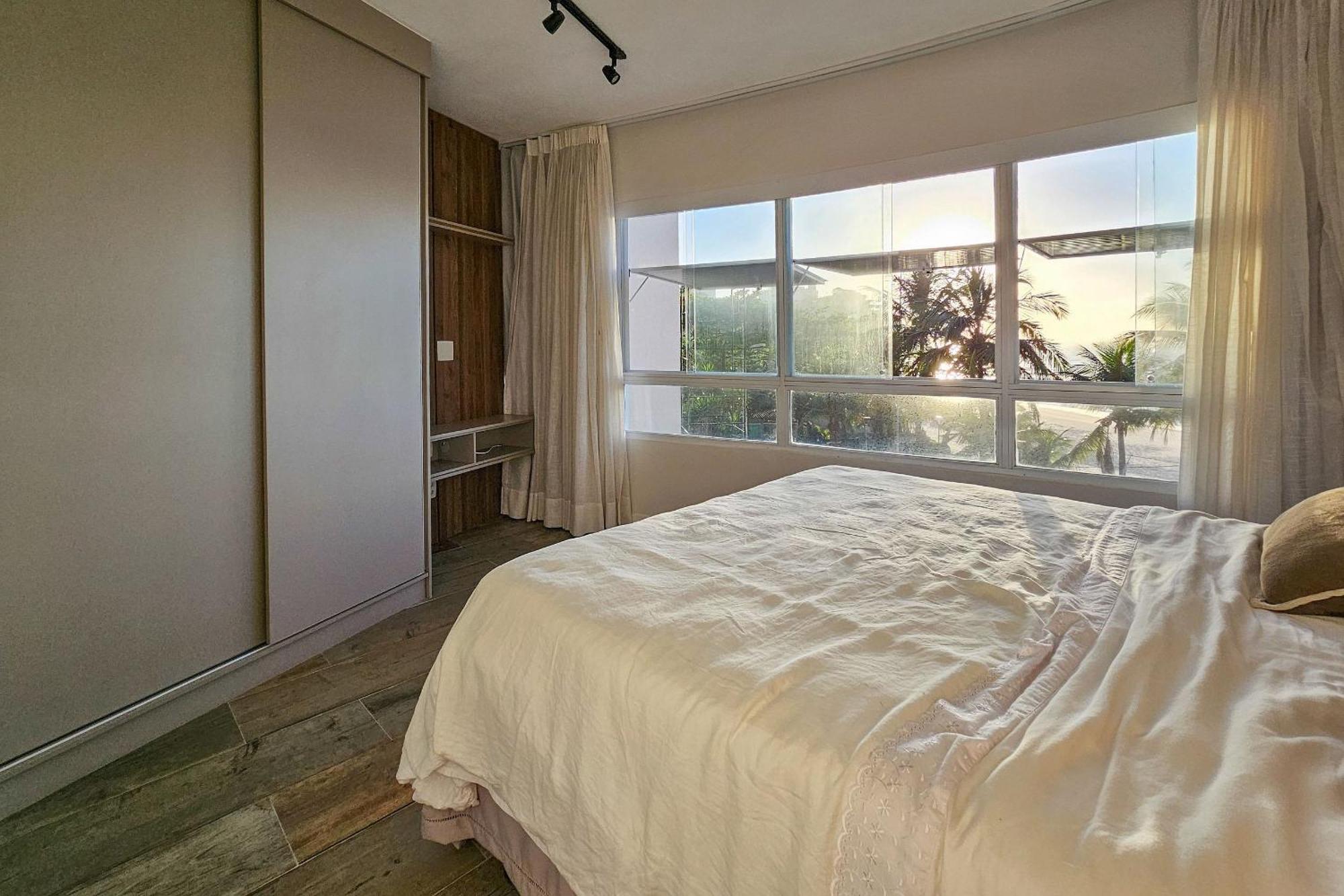 25C - Pe Na Areia Da Praia Do Tombo + Roupas De Cama + Vivo Fibra Guarujá Exterior foto